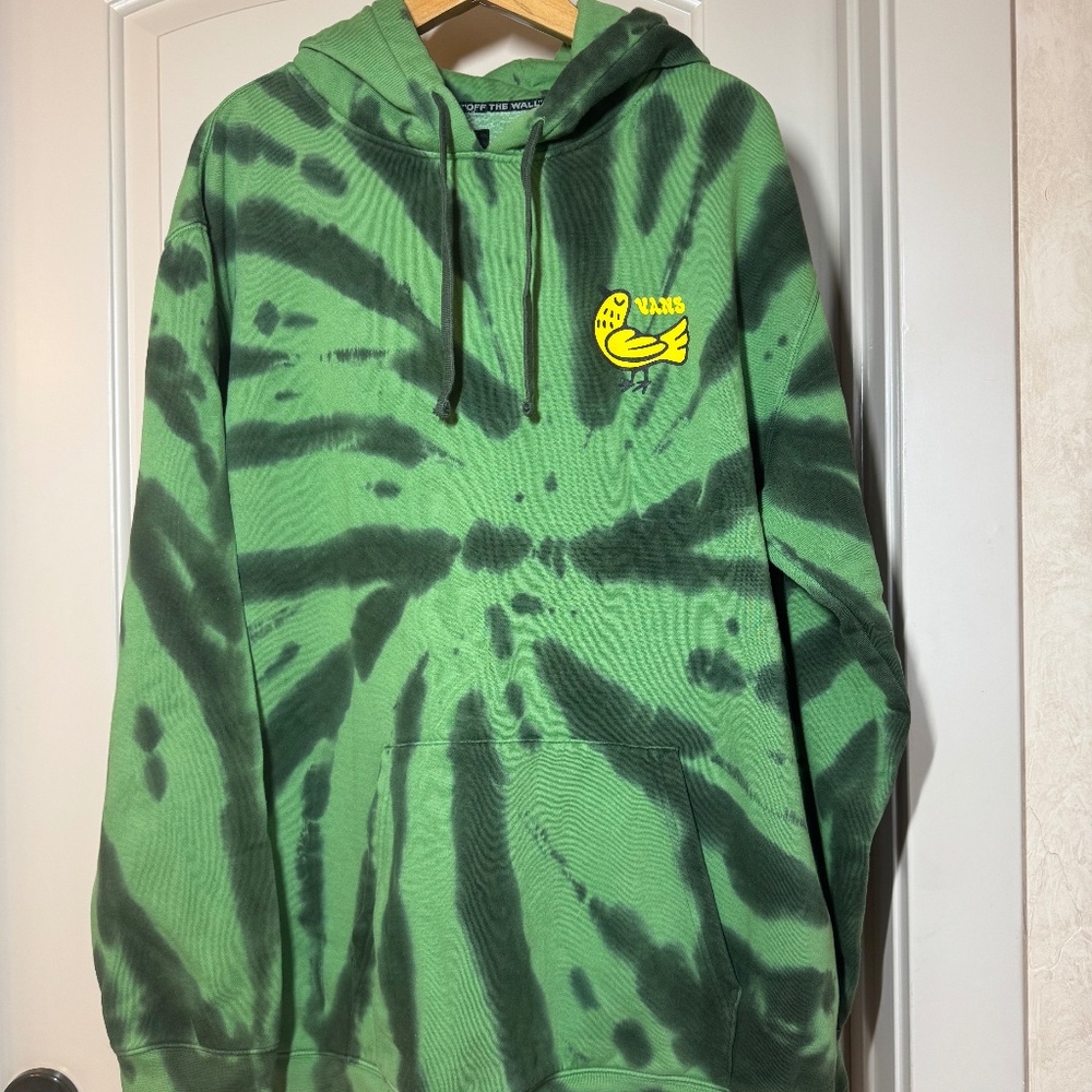 Vans Tie Dye Peaceful Outdoors Hoodie Green Men’s XL